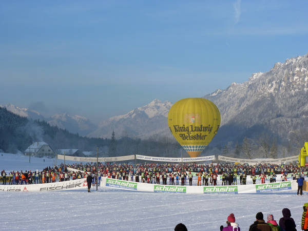 Der „König-Ludwig-Lauf“ ist Deutschlands größter Volksskilanglauf